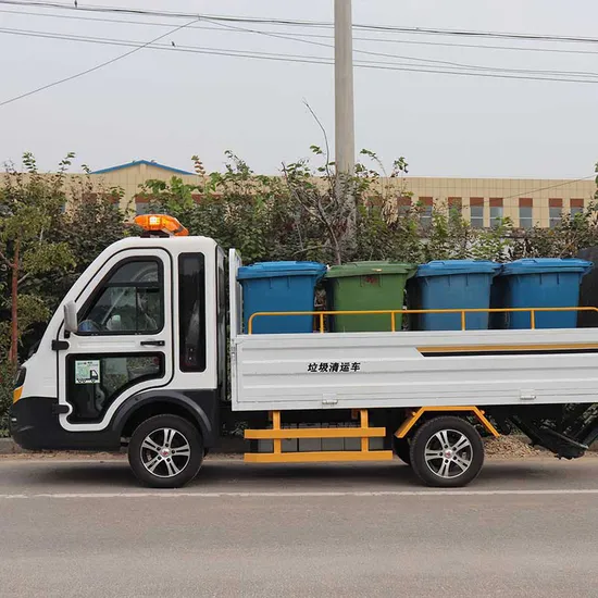 Small Flatbed Dump Body Electric Garbage Truck for Sale