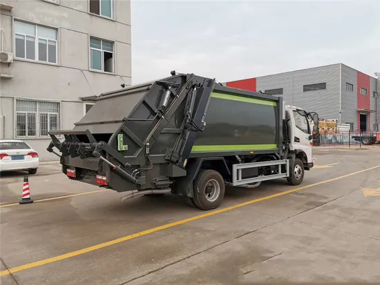 China Top Brand Sanitation Trucks Euro6 8m3 V7 Garbage Compactor Truck Clw5080zysh6