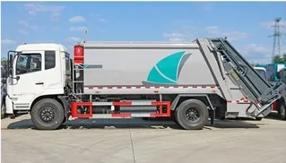 Brand New Customized Version Dongfeng 4X2 Chassis Compression Garbage Truck