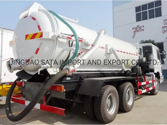 6X4 Vacuum Tank Jetting Sewage Cleaning Suction Tanker Truck