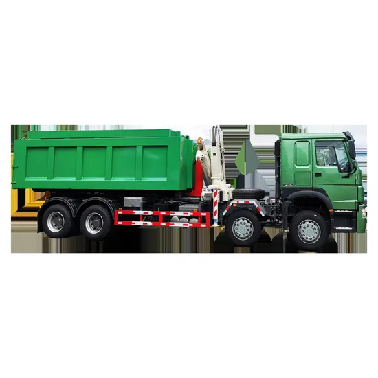Super-Above HOWO 8X4 Hooklifts Truck with Crane Hooklifts Garbage Truck