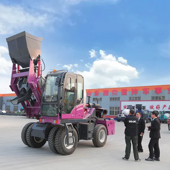 Jkm-3500 Mini Mobile Self Loading Concrete Mixer Truck Cement Mixer Pump Price Portable Diesel Self Loading Concrete Mixers Factory Prices for Sale