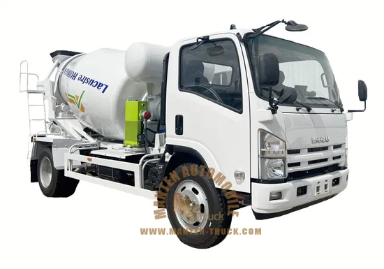 Factory Directly Sale I Suzu Frr Automatic 5cbm 5000liters 5m3 Concrete Mixer Truck /Cement Mixer Truck with Italy Imported Pump and Reducer