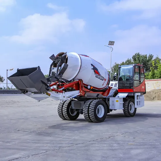 Zhs 4WD Wheel-Type Self Feeding Loading Intelligence Portable Industrial Gasoline Cement/Concrete Mixer