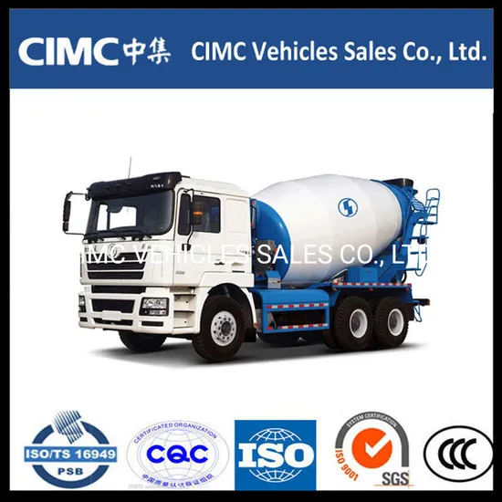 China Shacman F2000 6*4 340HP Mobile Concrete Mixer Truck