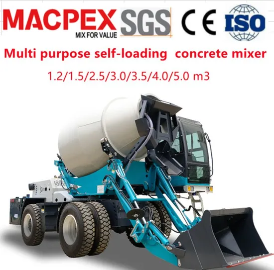 Self Feeding Cement Concrete Mixer for Casting Concrete