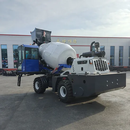 China Manufacturer Automatic Crawler Mini Mobile Self Loading Concrete Mixer Truck Self-Loading Concrete Mixer Trailer Truck