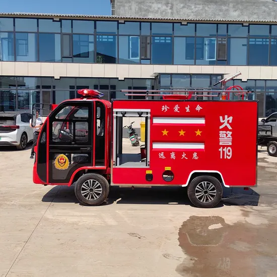 Electric Four-Wheel Fire Truck for Emergency Response and Rescue
