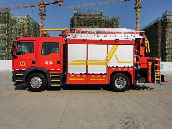 Rescue Main Battle Fire Truck (with elevating system)