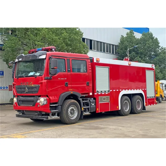 Sinotruk HOWO 12t 430HP 6X4 Foam Tank Fire Fighting Special Truck