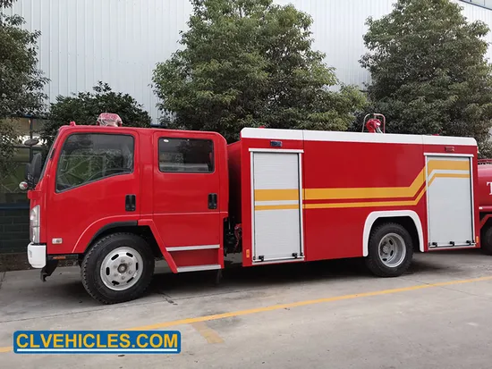 Isuzu 700p 190HP 6000 Liters Water Tank Fire Truck