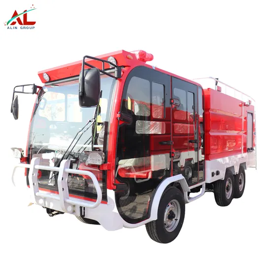 Cheap Electric Power Fire Truck with Water Sprinkler Function, Street Cleaning Fire Fighting Machine