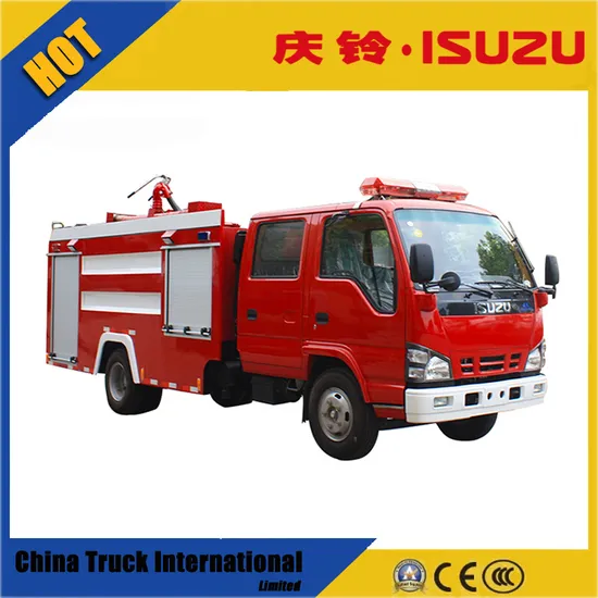 Npr 600p 4*2 120HP Fire Mini Truck