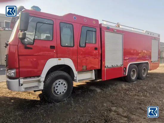 Sinotruk HOWO Foam/Powder Fire Truck 6X4 Fire Fighting Truck