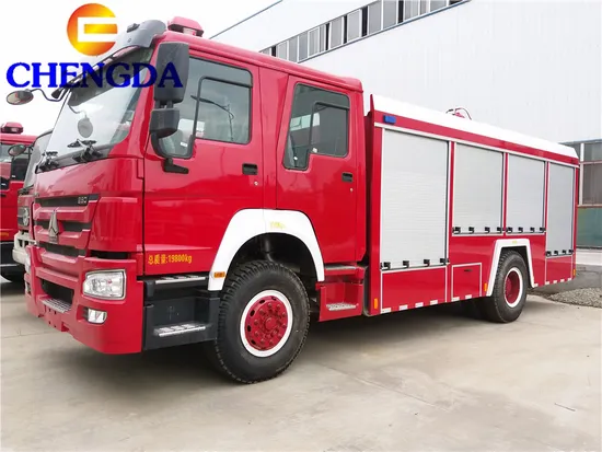 Chinese Brand New Sinotruck HOWO 4X2 8-10tons Fire Fighting Trucks for Sale