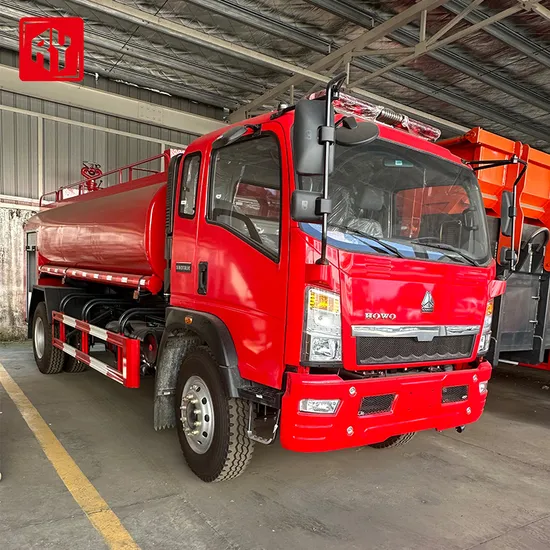 HOWO Two-Axle Tank Truck Forest Fire Rescue Truck Small Fire Truck