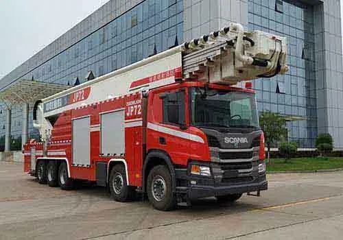 Rescue Equipment Emergency Support Equipment Water Tower Fire Fighting Vehicle 72m Jp72 Zoomlon Zlf5520jxfjp72 Water Tower Fire Fighting Truck with Scania P50
