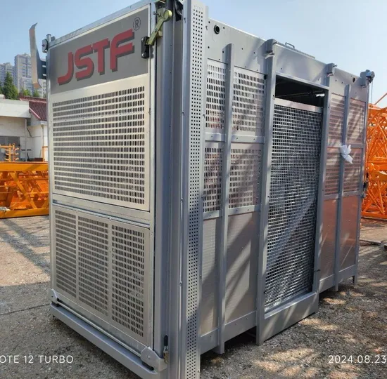 Sc200/200 Passenger Material Construction Hoist Building Lift Architectural Single Cage Construction Elevator