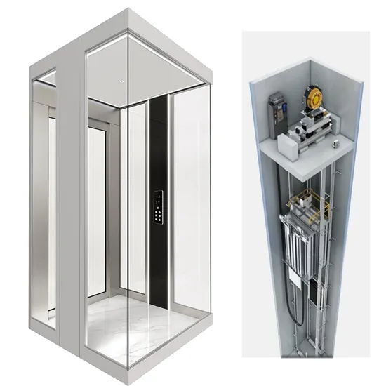 Auto Commerical Hot Selling Square Sightseeing Elevator Glass Lift for Residential Places