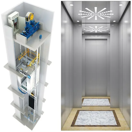 320kg~1000kg for Cargo and Passenger Mrl/Mr Elevator Traction Machine