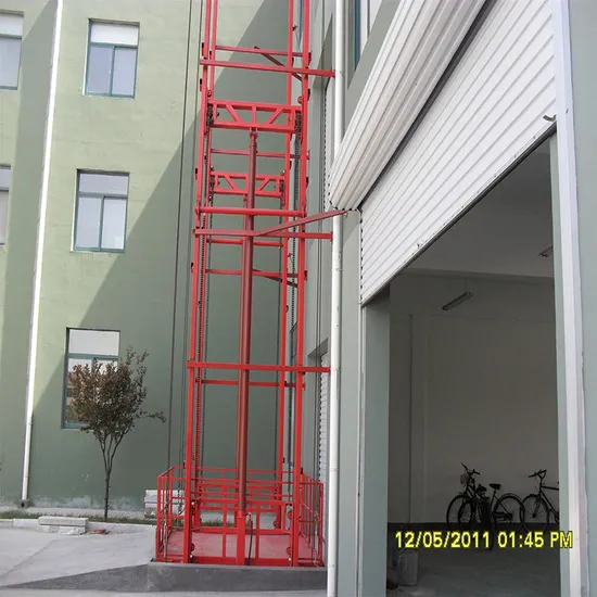 Cargo Elevator for outdoor Use