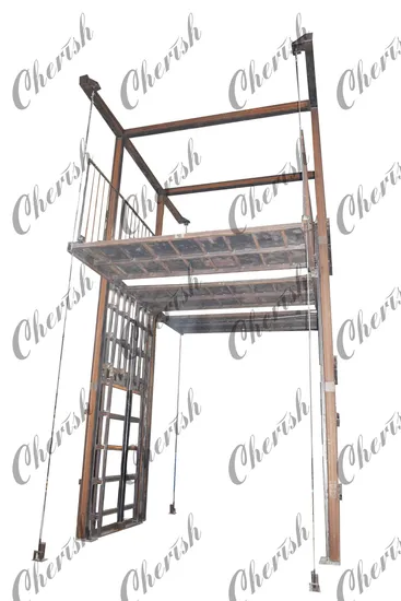 CE Certificate Hydraulic Rail Car Elevator Vehicle Lift Platform Cargo Lifter