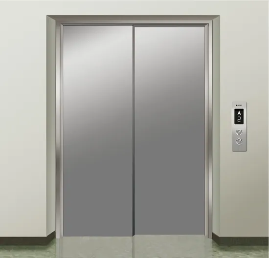 5000kg 2-Panels Center Opening Painted Freight Elevator
