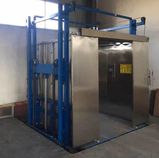 Wall Mounted Lift Vertical Freight Elevator Goods Elevator Industrial Elevator