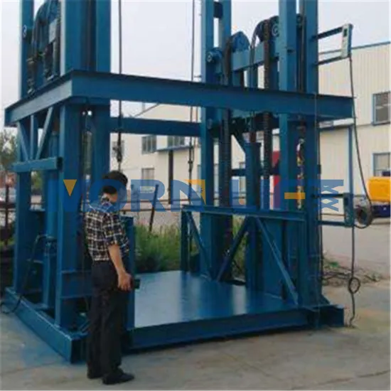 Super Heavy Duty Cargo Lift for Warehouse Goods Lifts with Heavy Cylinder