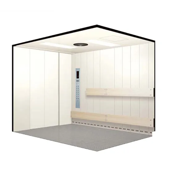 Stainless Steel Freight Cargo Passenger Elevator with Roomless Machine
