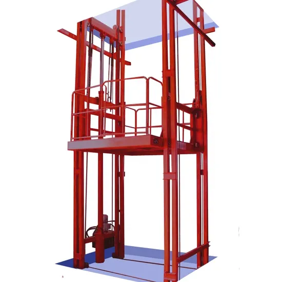 Double Guide Rail Cargo Lift Warehouse Cargo Lift Goods Lift Construction Cargo Lift Freight Elevator