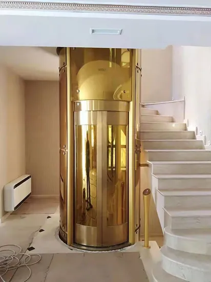 320kg 4 Persons Round Passenger Panoramic Home Elevator