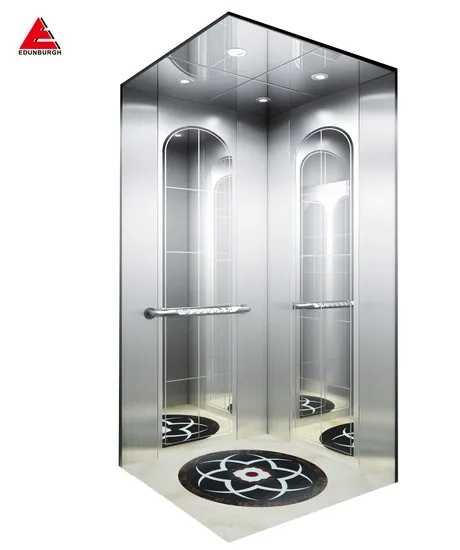 Edunburgh Hairline Titanium Color Stainess Steel Passenger Elevator Lift for Public Projects/Building/Residential/Villa/Home/School/Hotel/House