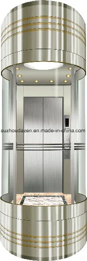 Glass Observation Sightseeing Elevator Lift for 10 Person