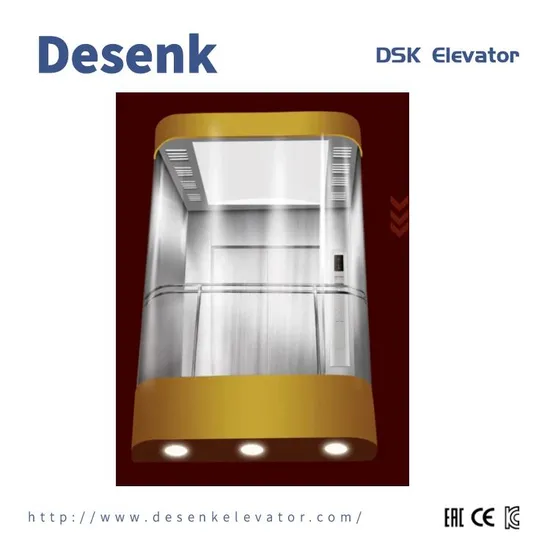 Glass Passenger Elevator Panoramic Passenger Elevator Sightseeing Elevator for Commercial Using