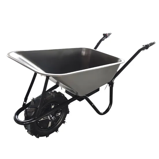 24V/12A 500W Electric Power Wheel Barrow Wheelbarrow, with Lead-Acid Battery Controller Wheel