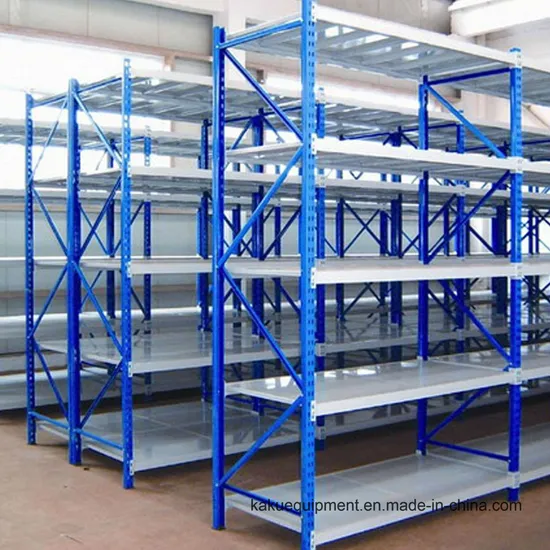 Industrial Warehouse Storage Steel Long Span Rack with Medium Duty Shelf