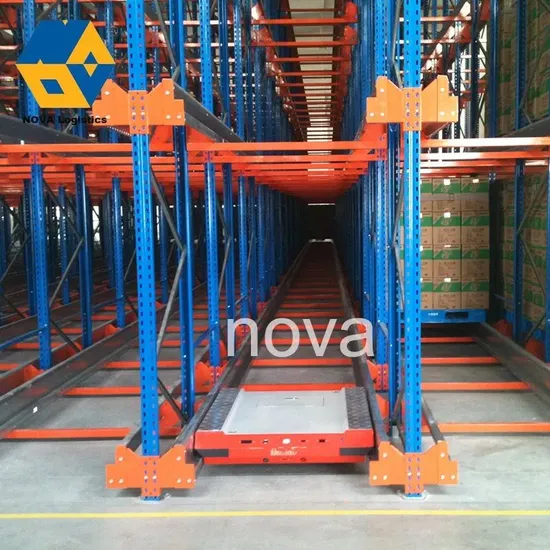 Fifo Adjustable Heavy Duty Loading Capacity Automatic Smart Radio Shuttle Rack System Warehouse Automatic Vna Shelves Industrial Storage Selective Pallet Rack