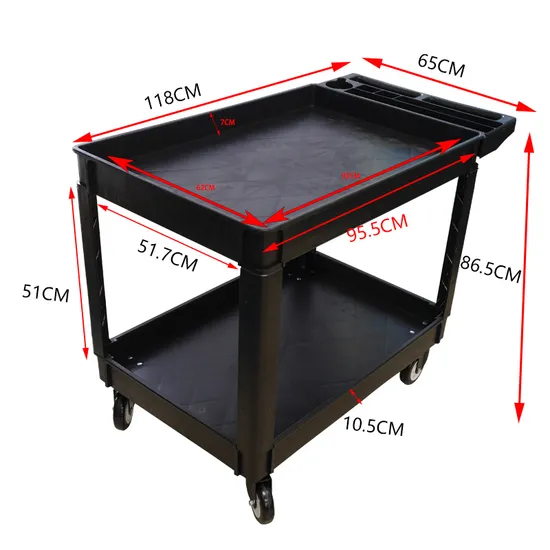 Durable Brand-New Solid Wheels Od-Bc Hand Cart Steel Mobile Food Hand Cart