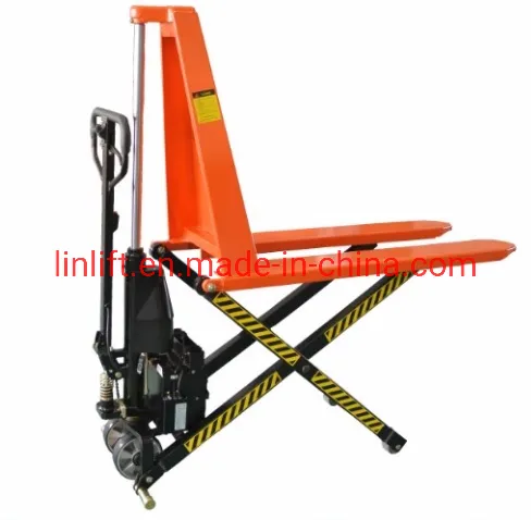 Electric High Lift Hydraulic Telescobic Scissor Pallet Truck with Single Cylinder