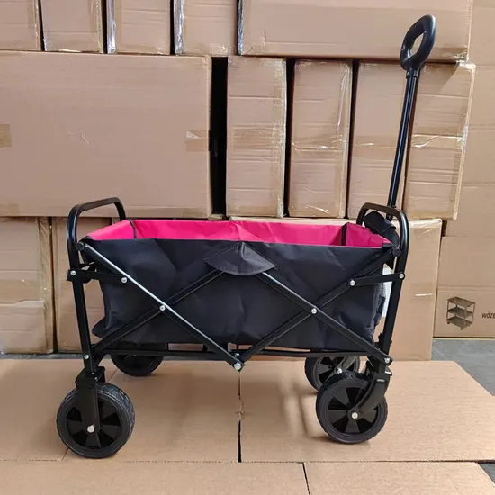 Collapsible Folding Wagon Cart Heavy Duty Folding Garden Cart