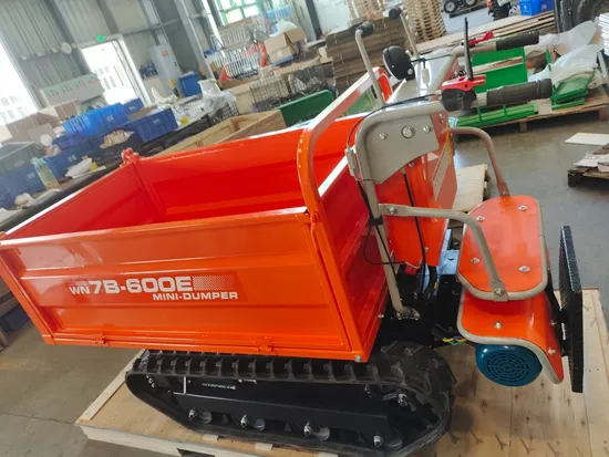China Wenovus Wn7b-600e Agriculture Machinery Low Noise Gasoline-Powered Dumper Crawler Transporter for Sale Electric Vehicle