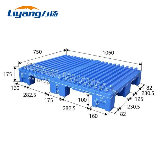 Non Stop Nestable Plastic Pallet for Printing Industry Printing and Converting Pallet Plastic Offset Press Printing Machine Pallet
