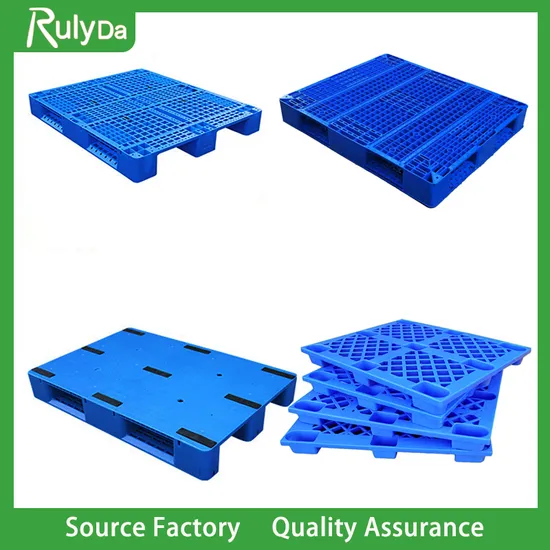 Recyclable High Quality Waterproof Packaging Four-Way Entry 3 Runners Type Rack Able Anti-Slip Easy to Clean Heavy Duty Hygeian Plastic Pallet 1200*1000*150