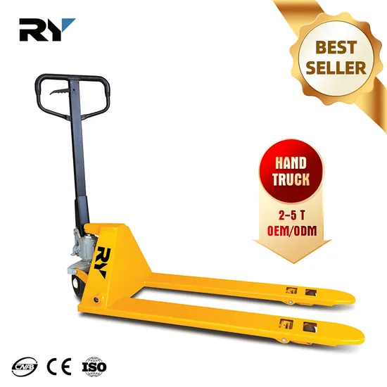 Royal 2500kg 3000kg 3500kg Nylon PU Wheel Hydraulic Hand Manual Pallet Jack Pallet Truck with Factory Price