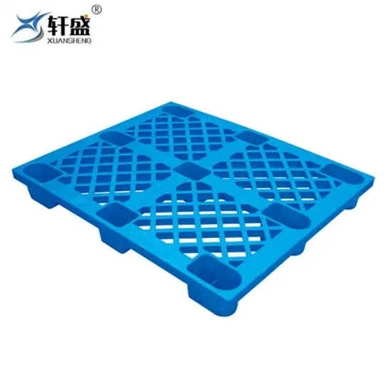 Warehouse Storage Use 9 Feet Single Faced HDPE Plastic Pallet