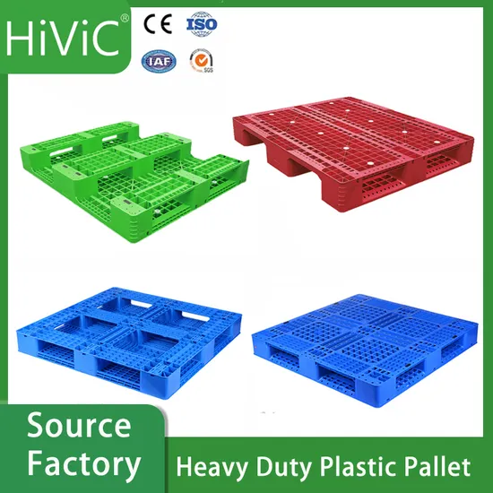 China Pallet Manufacture Euro Virgin HDPE Injection Recycled Pallet Plastic Shipping Pallet Warehouse Storage Pallet