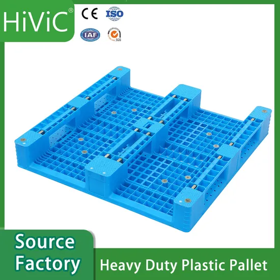 Hot Sale Cheap 1200X800 Euro 3 Runner Pallet Single Faced Stackable Plastic Pallet Easy Cleaning Recycle Durable Plastic Hygienic Pallet