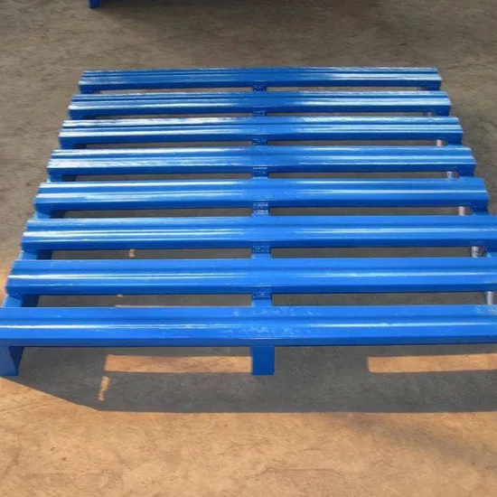 Heavy Duty Metal Pallets Galvanized Steel 1100X1100 Pallet for Sale