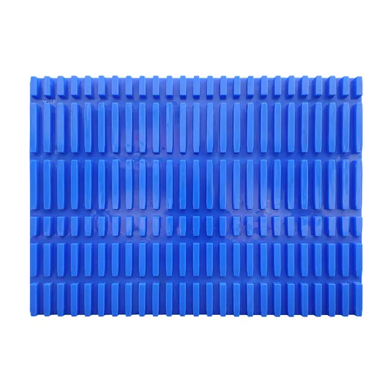 Durable HDPE Grooved Pallet with Integrated Steel Tubes for Printing
